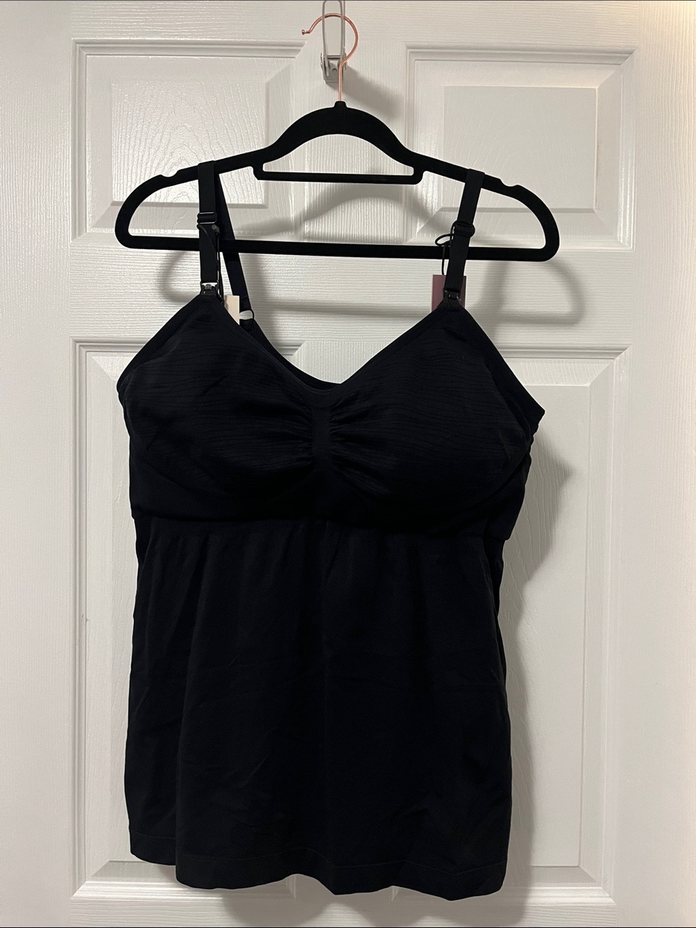 Kindred Bravely Black Sublime Hands-free Pumping & Nursing Tank Top